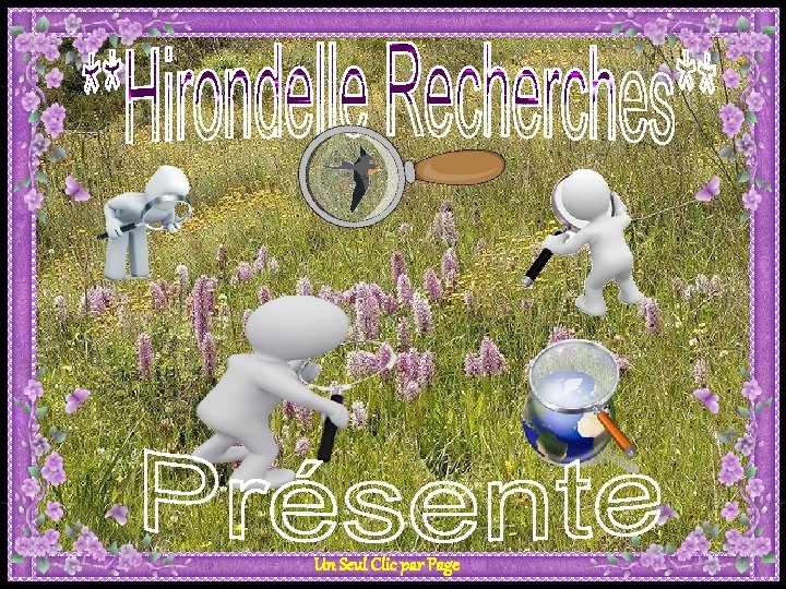 Un Seul Clic par Page Un Seul Clic par Page