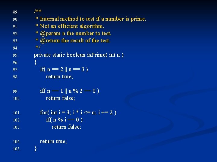 89. 90. 91. 92. 93. 94. 95. 96. 97. 98. /** * Internal method