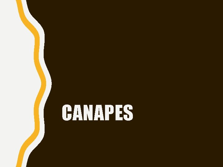CANAPES 