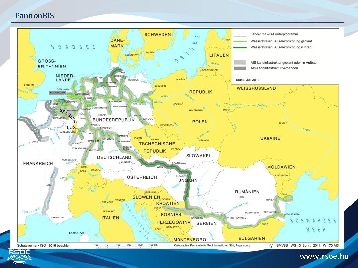 Pannon. RIS Nemzetközi kitekintés – Hajó nyomkövetés • Dunai országok: § Németország: „Selbstwarschau” §
