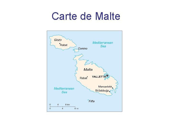 Carte de Malte 