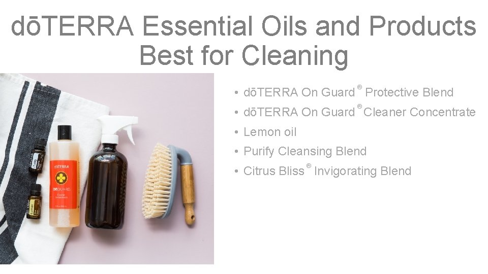 dōTERRA Essential Oils and Products Best for Cleaning ® • dōTERRA On Guard Protective