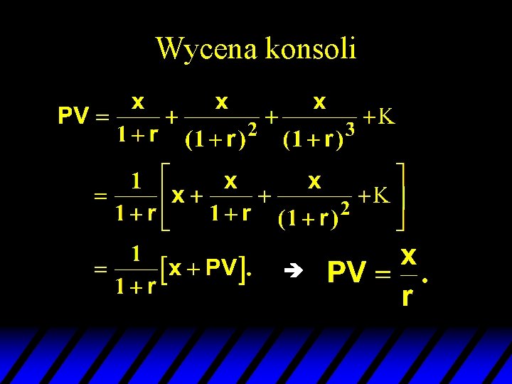 Wycena konsoli 