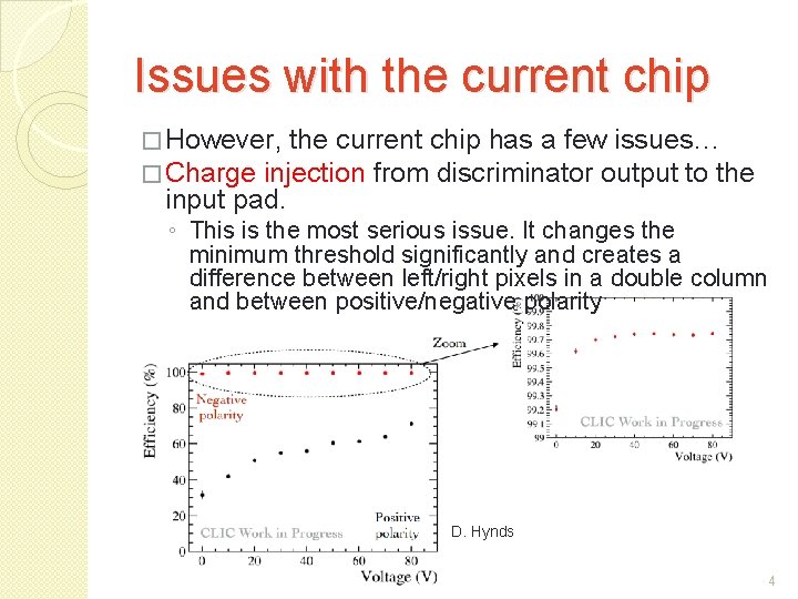 Issues with the current chip � However, the current chip has a few issues…