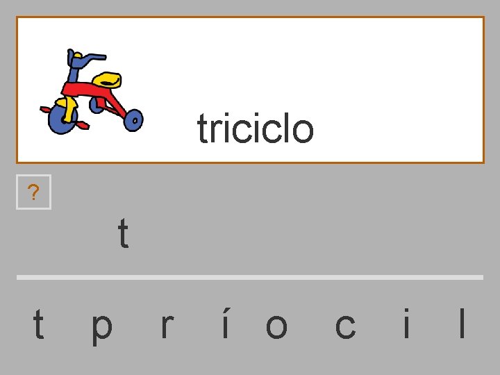 triciclo ? t t p r í o c i l 