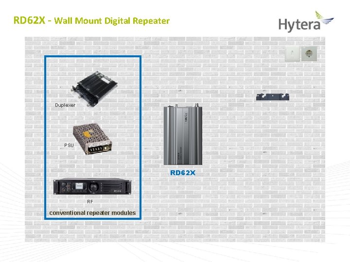 RD 62 X - Wall Mount Digital Repeater Duplexer PSU RD 62 X RF