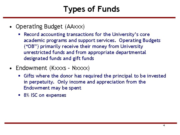 Finance Updates Feb 2018 1 Overview Some basics