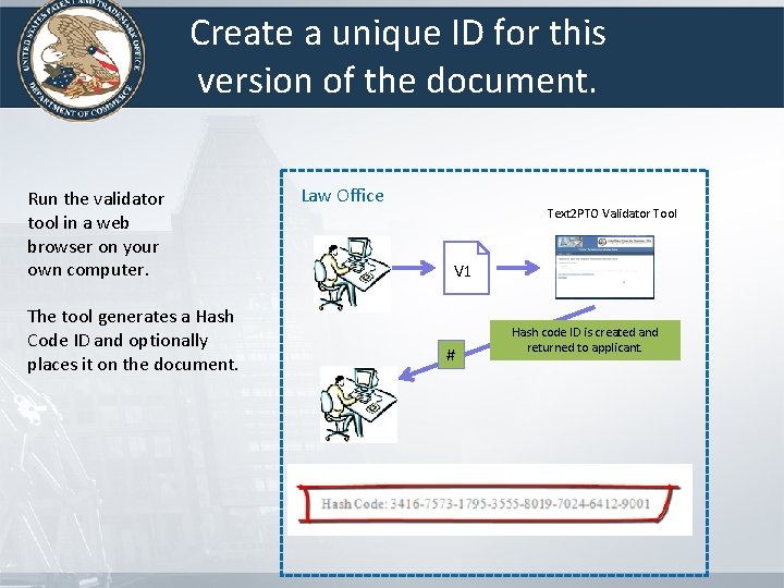 Create a unique ID for this version of the document. Run the validator tool Create a unique ID for this version of the document. Run the validator tool
