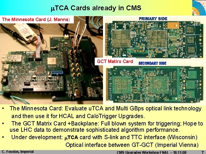  TCA Cards already in CMS The Minnesota Card (J. Manns) GCT Matirx Card