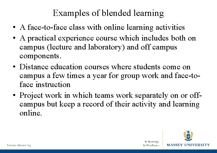 Example Of Blended Learning Strategies for blended learning in an undergraduate curriculum