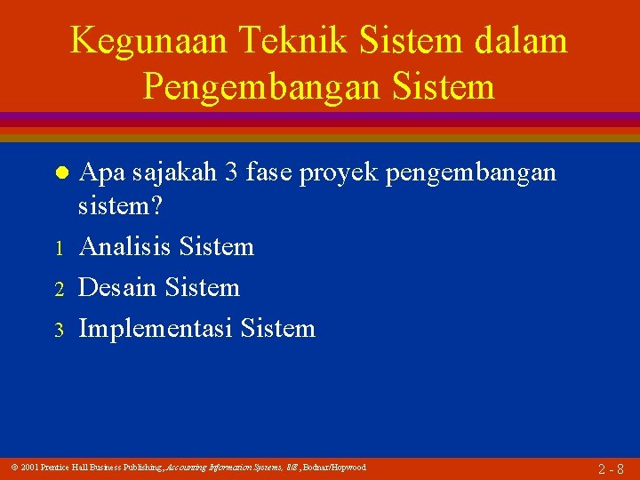 Kegunaan Teknik Sistem dalam Pengembangan Sistem l 1 2 3 Apa sajakah 3 fase