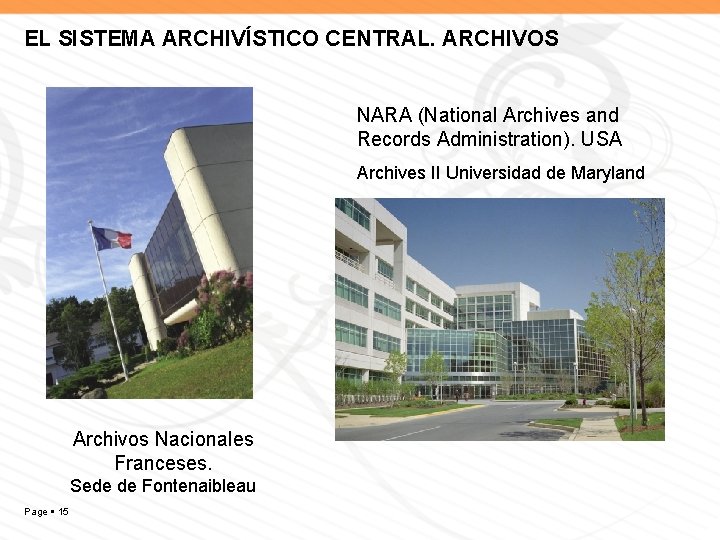 EL SISTEMA ARCHIVÍSTICO CENTRAL. ARCHIVOS NARA (National Archives and Records Administration). USA Archives II