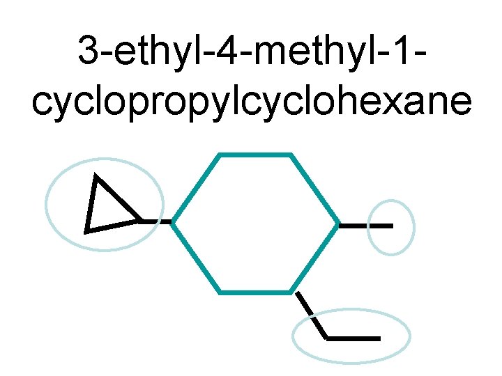 3 -ethyl-4 -methyl-1 cyclopropylcyclohexane 