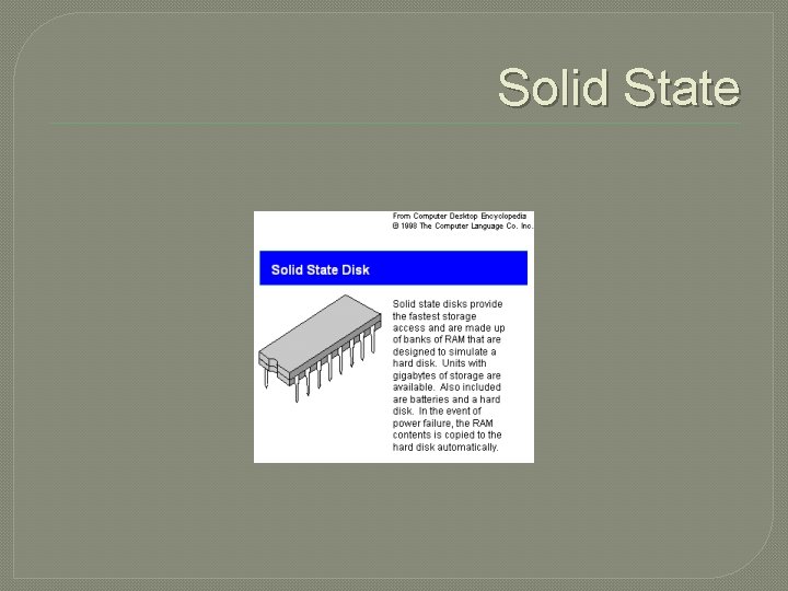 Solid State 