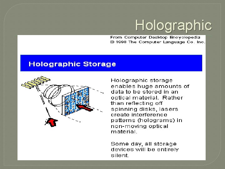 Holographic 