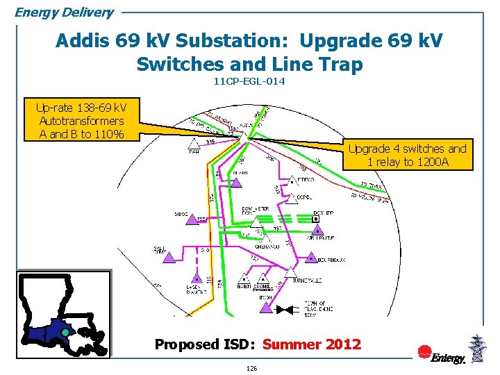 Energy Delivery Addis 69 k. V Substation: Upgrade 69 k. V Switches and Line