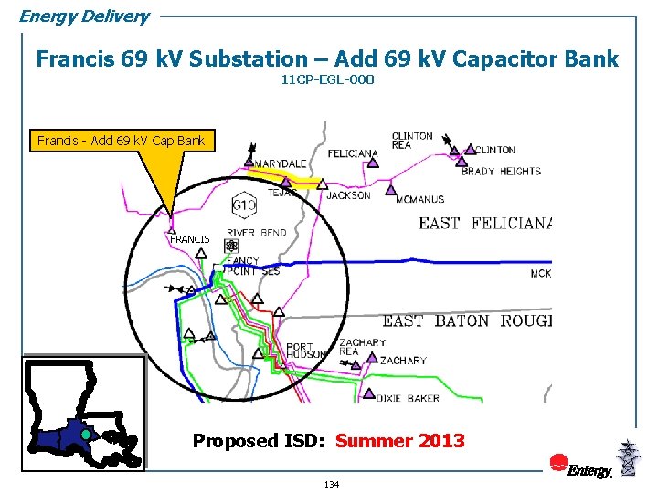 Energy Delivery Francis 69 k. V Substation – Add 69 k. V Capacitor Bank