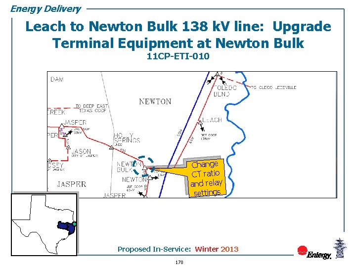 Energy Delivery Leach to Newton Bulk 138 k. V line: Upgrade Terminal Equipment at