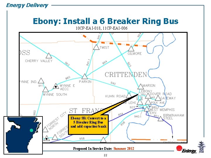 Energy Delivery Ebony: Install a 6 Breaker Ring Bus 10 CP-EAI-018, 11 CP-EAI-006 Ebony