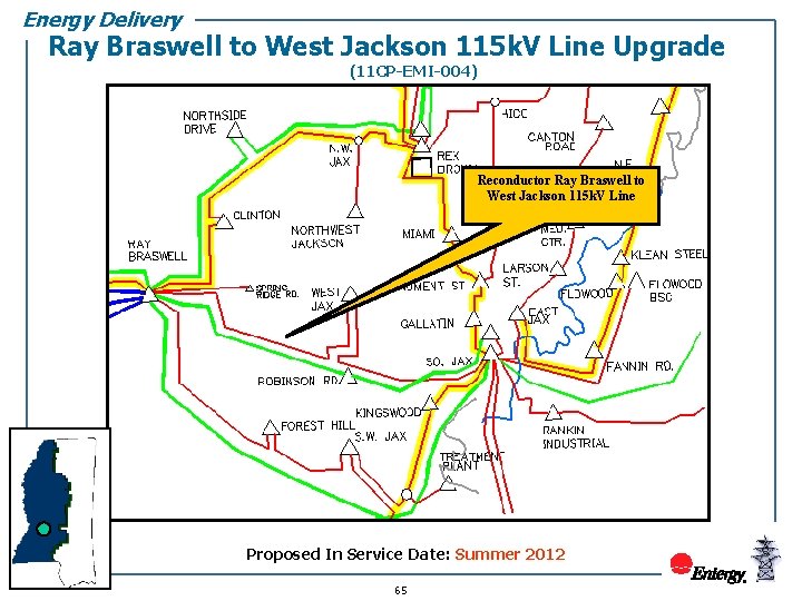 Energy Delivery Ray Braswell to West Jackson 115 k. V Line Upgrade (11 CP-EMI-004)