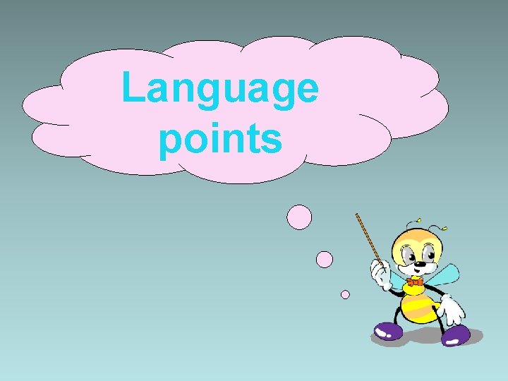 Language points 