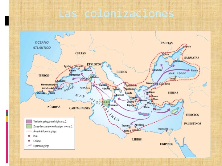 Las colonizaciones 