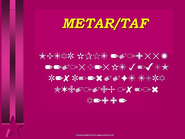 METAR/TAF METAR KPIT 201955 Z 22015 G 25 KT 3/4 SM R 28 R/2600