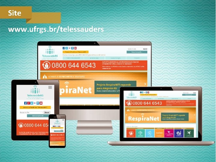 Site www. ufrgs. br/telessauders 