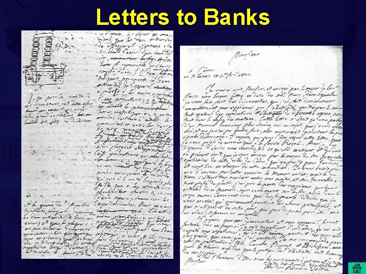 Letters to Banks 