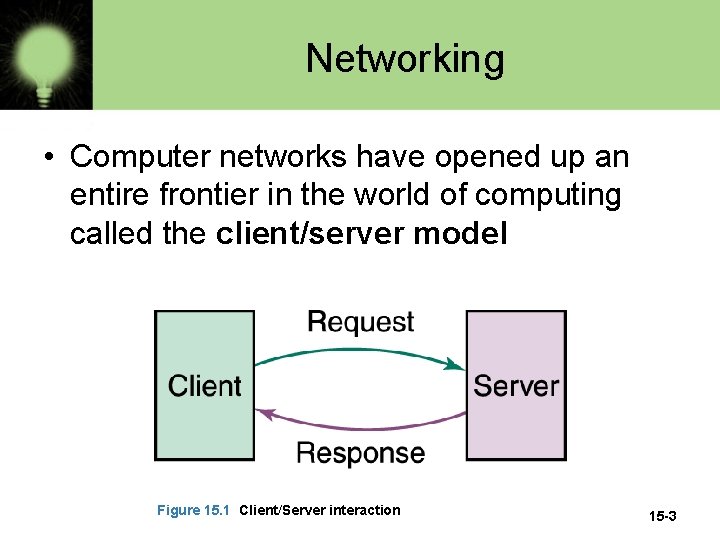 Networking • Computer networks have opened up an entire frontier in the world of