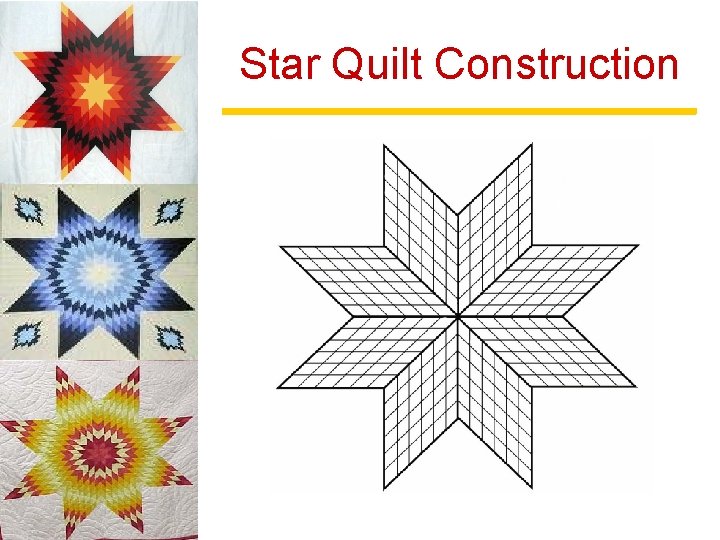 Star Quilt Construction 
