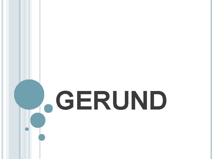 GERUND 