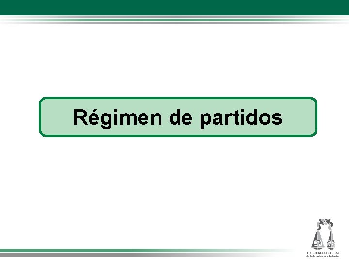Régimen de partidos 