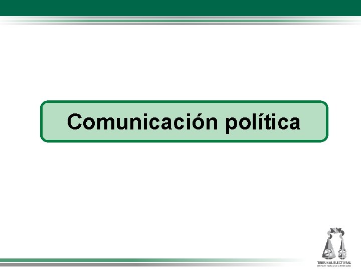 Comunicación política 