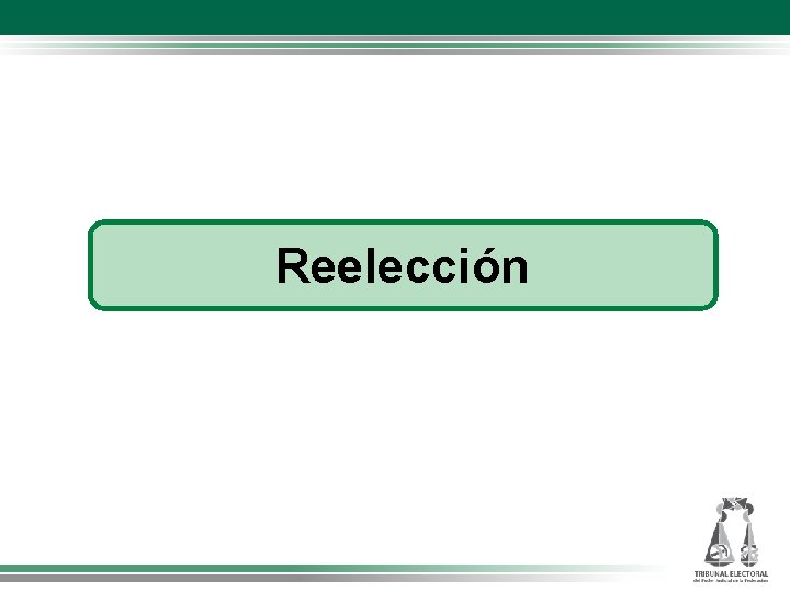 Reelección 