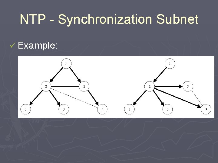 NTP - Synchronization Subnet ü Example: 
