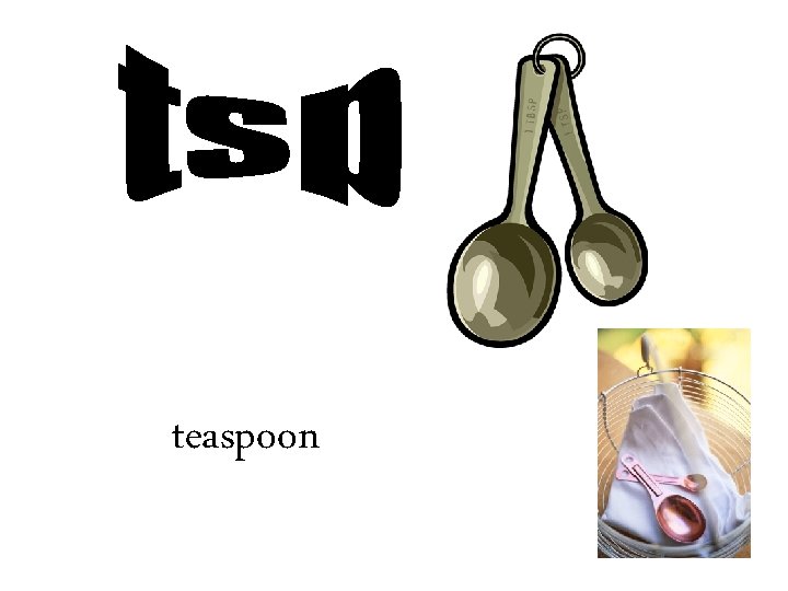 teaspoon 