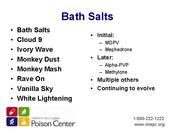 Bath Salts • • Bath Salts Cloud 9 Ivory Wave Monkey Dust Monkey Mash