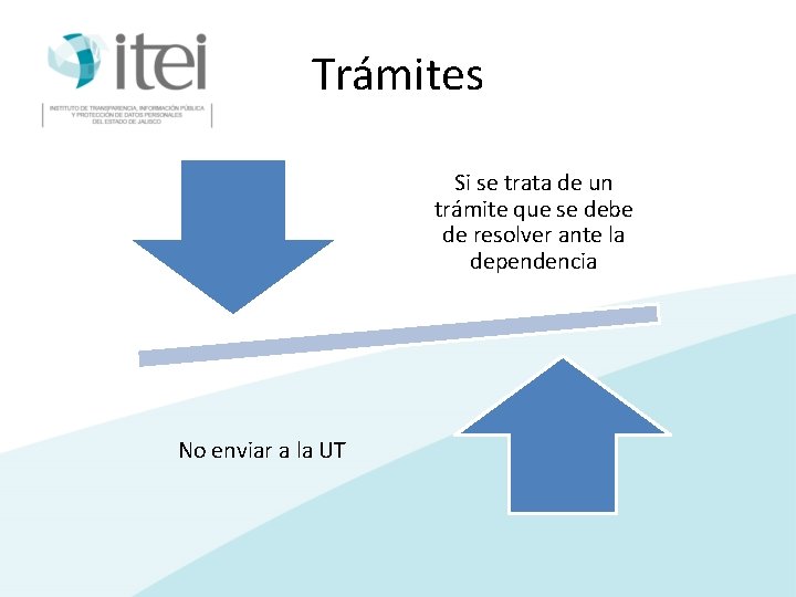 Trámites Si se trata de un trámite que se debe de resolver ante la