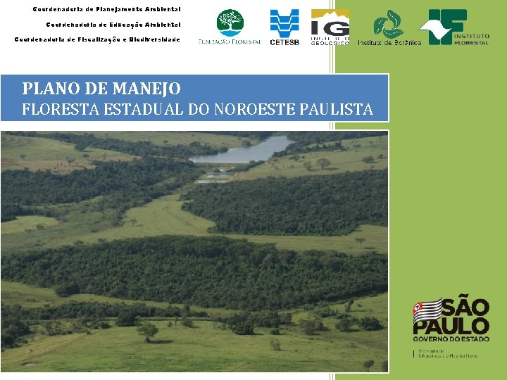 Coordenadoria de Planejamento Ambiental Coordenadoria de Educação Ambiental Coordenadoria de Fiscalização e Biodiversidade PLANO