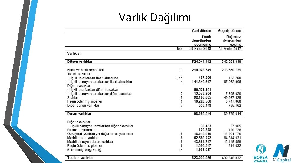 Varlık Dağılımı 