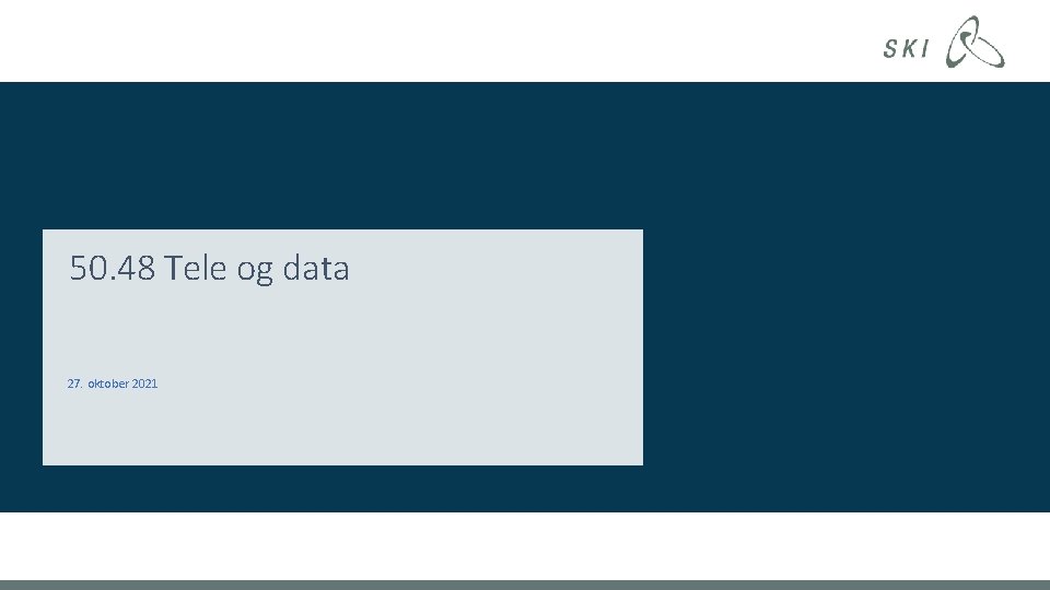 50. 48 Tele og data 27. oktober 2021 