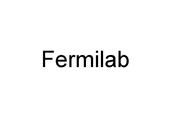 Fermilab 