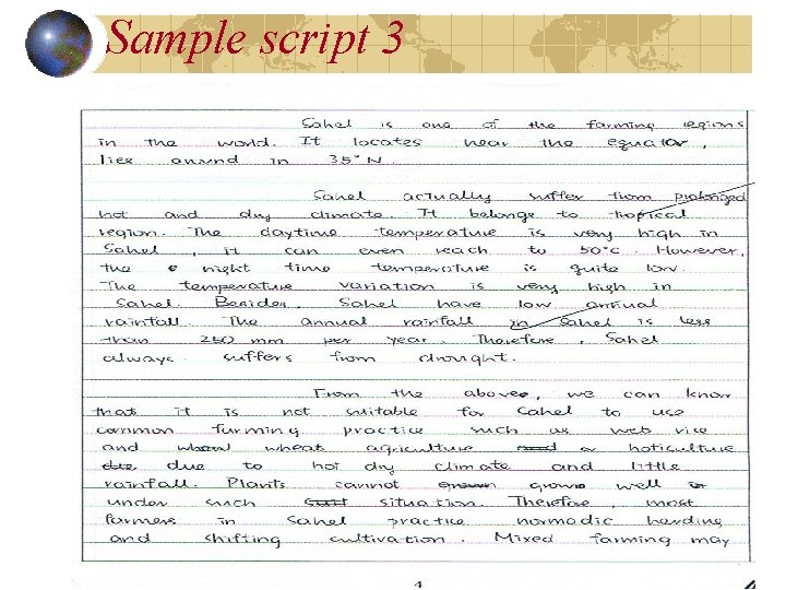 Sample script 3 