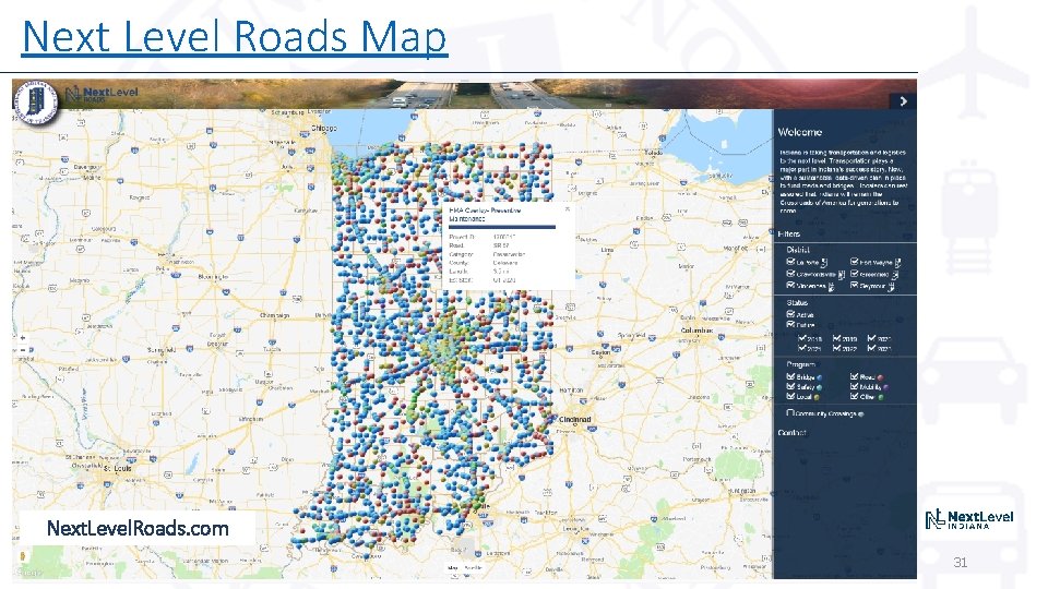 Next Level Roads Map Next. Level. Roads. com 31 