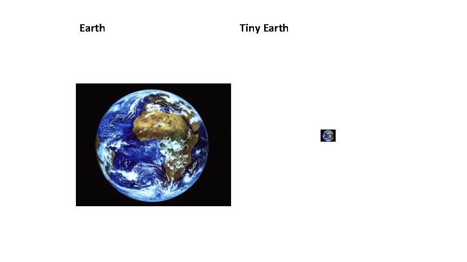 Earth Tiny Earth 