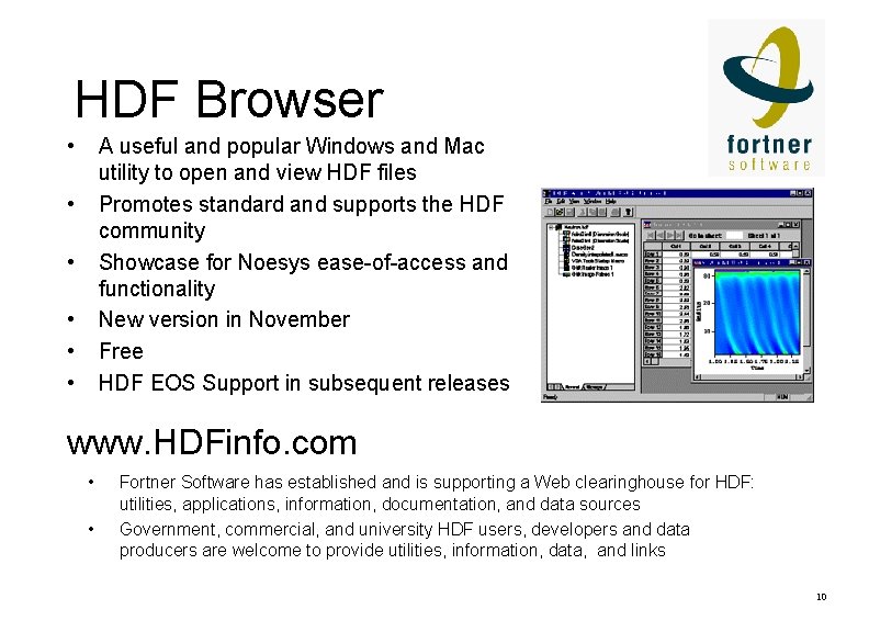 HDF Browser • A useful and popular Windows and Mac utility to open and