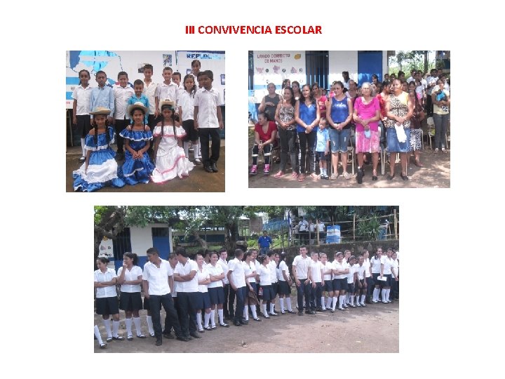 III CONVIVENCIA ESCOLAR 