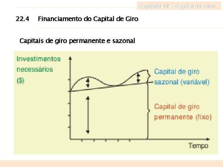 Capítulo 22 – Capital de Giro 22. 4 Financiamento do Capital de Giro Capitais