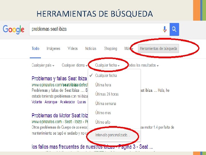 HERRAMIENTAS DE BÚSQUEDA 